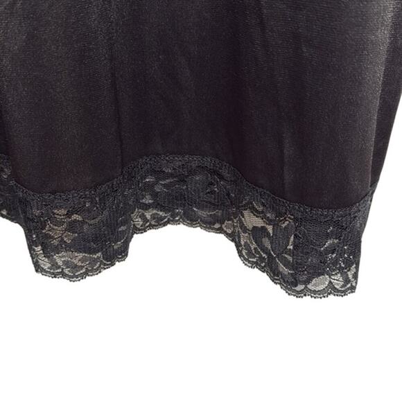 Vintage Elegant‎ Black Lace Slip Dress - Picture 3 of 5